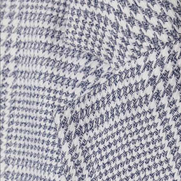 H&M blue/white plaid blazer EUR size42 (UK size14) - Picture 2 of 8